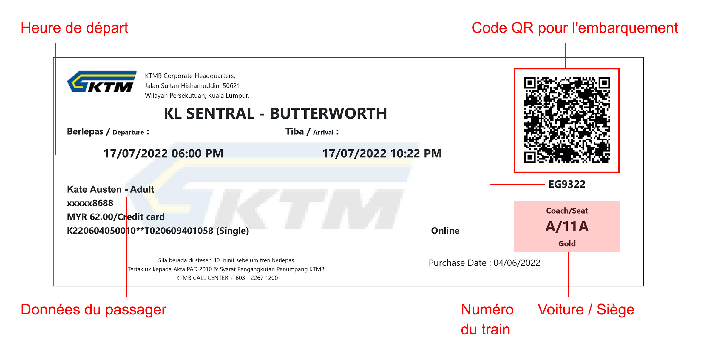 Réservez vos billets de train en Malaisie